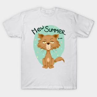 Summer Cat Style T-Shirt